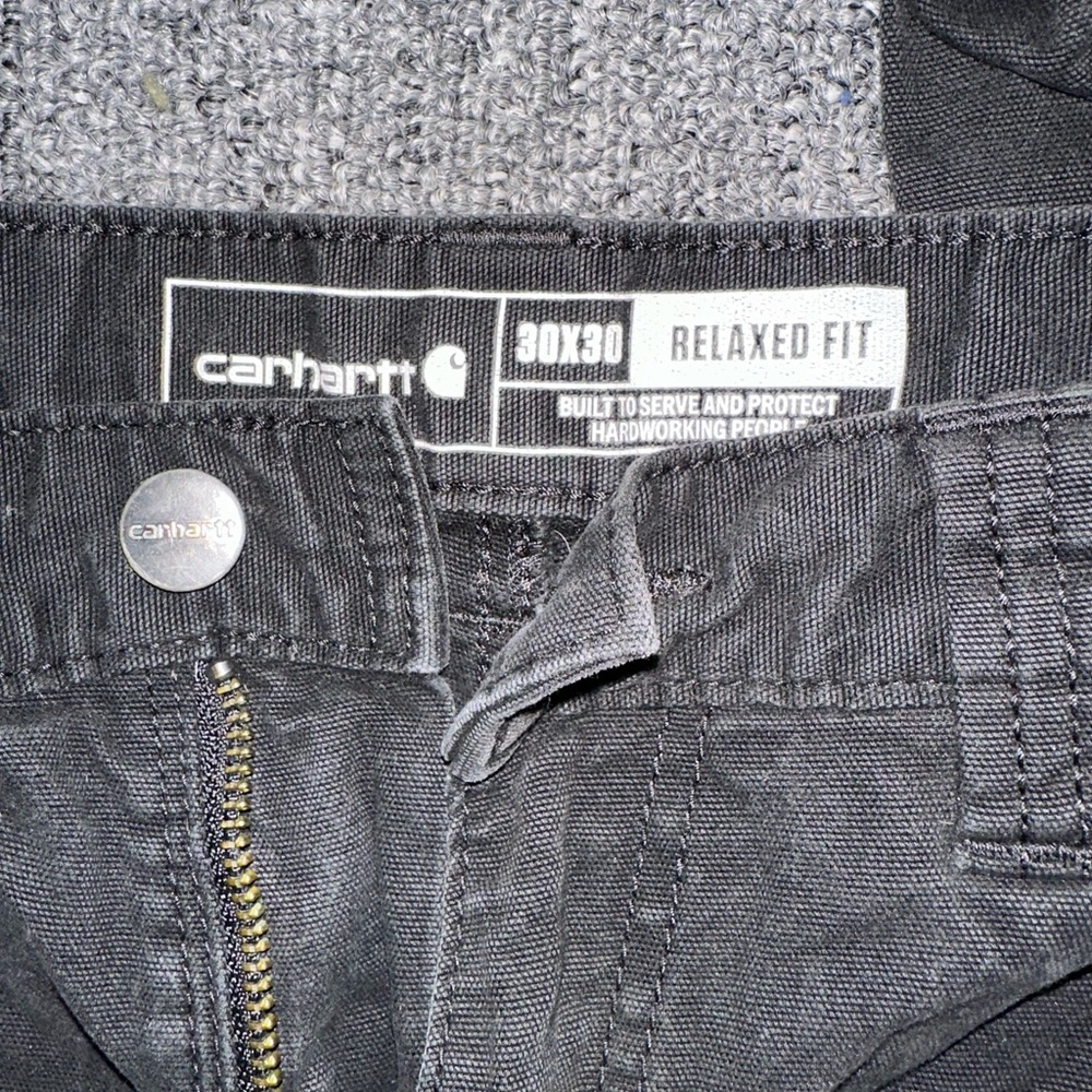 Carhartt Black Relaxed Fit Pants
